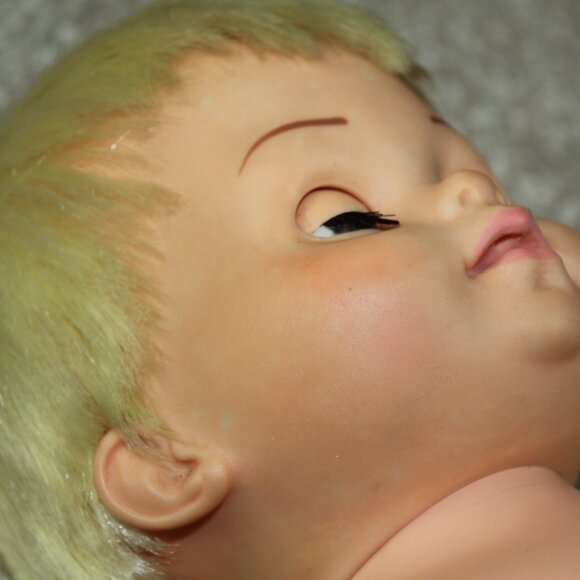 Chatty Cathy Baby Doll Clothes Clothing Dress Lot Vintage 1960's MUTE Flaws - Picture 16 of 16